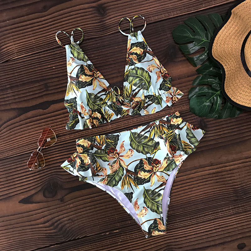 Rosé Flowers Bikini 2024